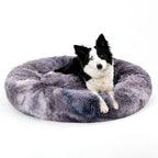 Fluffy Donut Dog Bed  Warm Soft