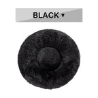 Fluffy Donut Dog Bed  Warm Soft