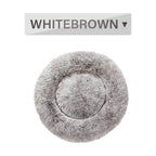 Fluffy Donut Dog Bed  Warm Soft