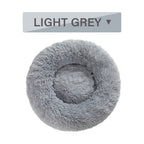Fluffy Donut Dog Bed  Warm Soft