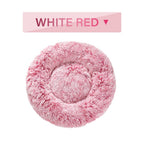 Fluffy Donut Dog Bed  Warm Soft