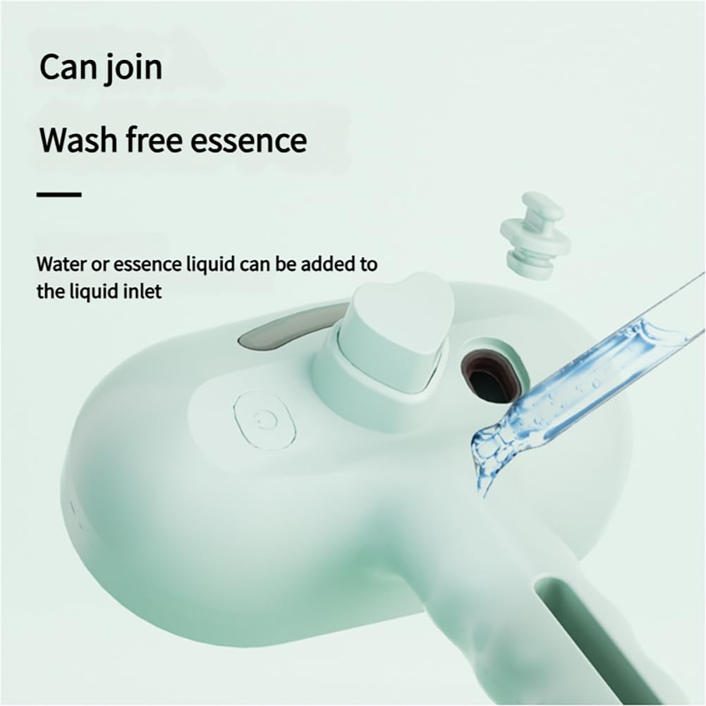 3 in 1 Pet Steam Brush with silicone Bristle Head 360 Rotating